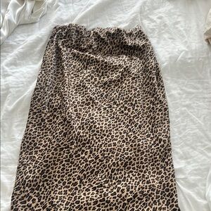 Isabel maternity Leopard Print Women's Skirt size m